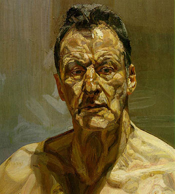 Lucien Freud, Reflection, 1985