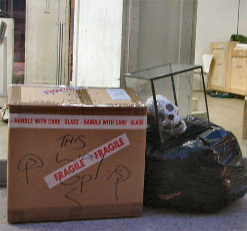 Replica of Hirst's The Love of God Diamond Skull